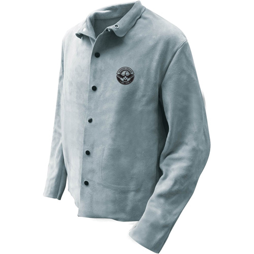 Veste de soudeur, Cuir, 5T-Grand, Gris Toolneeds Inc.
