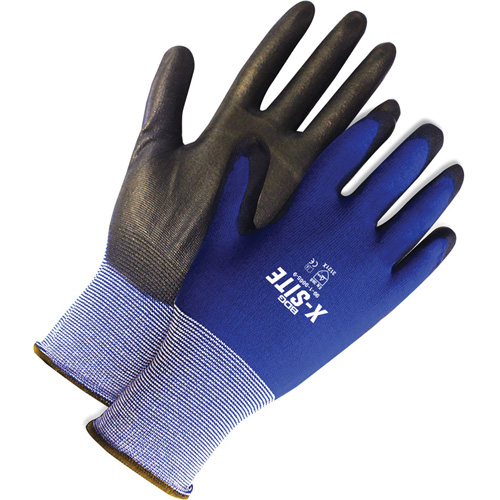 X-Site Coated Gloves, 6, Polyurethane Coating, 18 Gauge, Nylon Shell Toolneeds Inc.