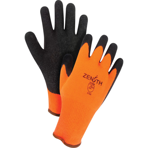 Natural Rubber Winter Gloves, Medium, Latex Coating, 10 Gauge, Cotton/Polyester Shell Toolneeds Inc.