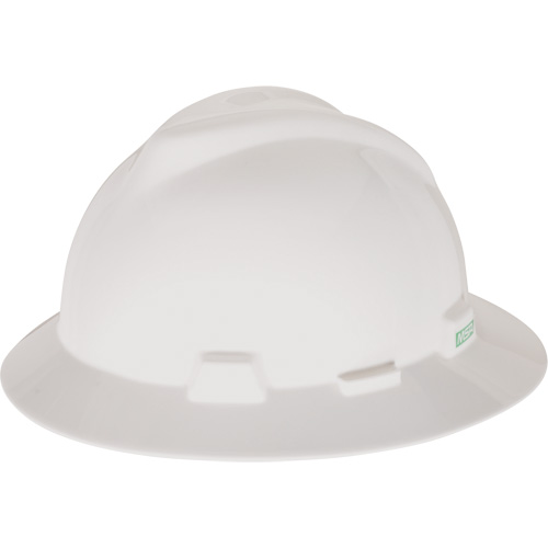 V-Gard&reg; Slotted Full-Brim Hardhat, Pinlock Suspension, Non-Vented Toolneeds Inc.