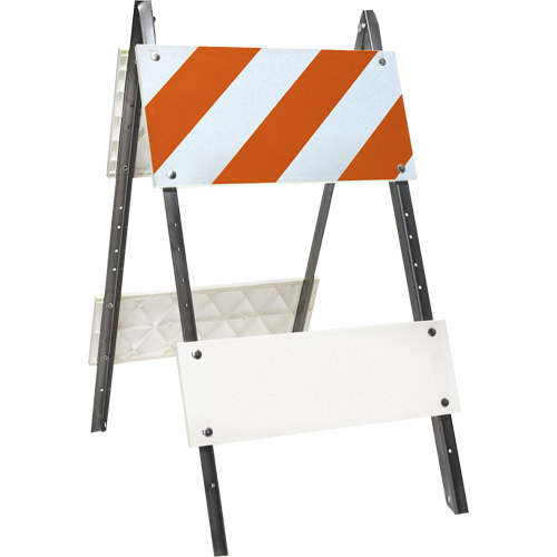 Prismatic Barricade, Folding, 24" L x 45" H, Orange/White Toolneeds Inc.