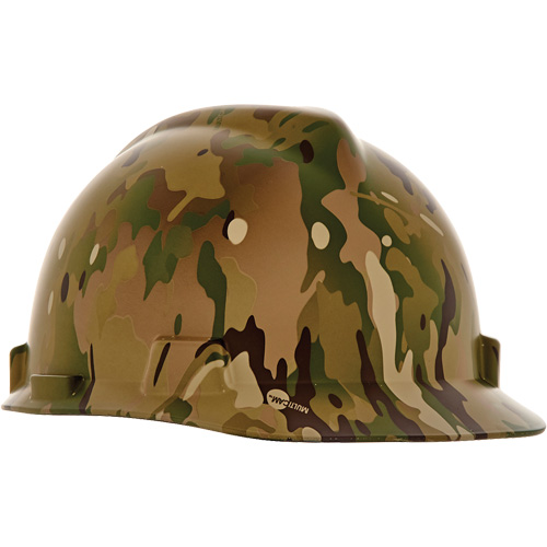 Casque de s&eacute;curit&eacute; Hydro Dip V-Gard, R&eacute;pond aux normes CSA type 1, Suspension Rochet, Non ventil&eacute; Toolneeds Inc.