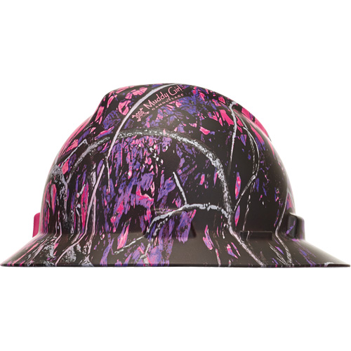 Casque de s&eacute;curit&eacute; &agrave; bordure compl&egrave;te Hydro Dip V-Gard, R&eacute;pond aux normes CSA type 1, Suspension Rochet, Non ventil&eacute; Toolneeds Inc.