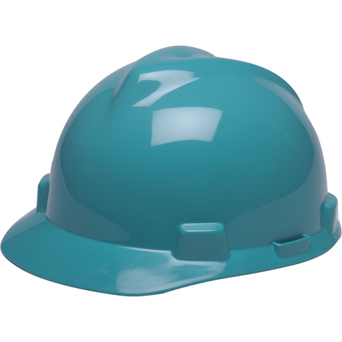 Casque de s&eacute;curit&eacute; avec rainures GREEN V-Gard, ANSI type I/CSA type 1, Suspension Rochet Toolneeds Inc.