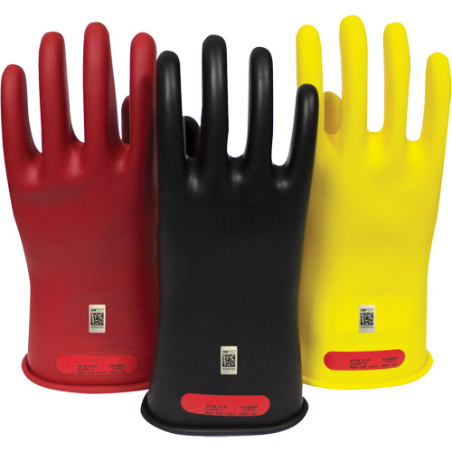 Arcguard Rubber Voltage Gloves, Size 8, 10" L Toolneeds Inc.