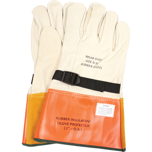Gants de protection en cuir avec sangle, Taille 8, 12" lo Toolneeds Inc.