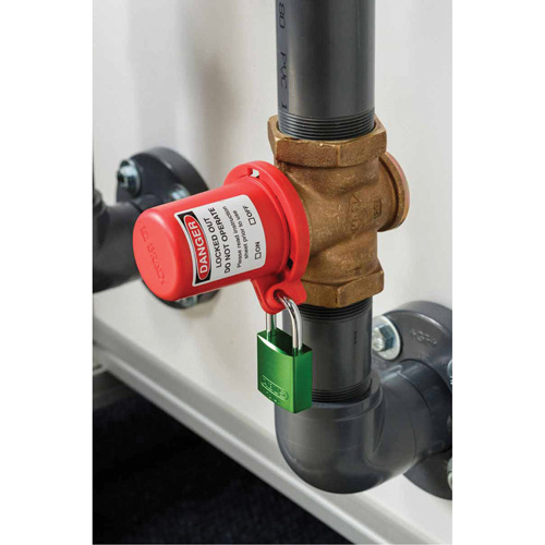Housse de s&eacute;curit&eacute; pour fontaine et dispositif de cadenassage pour robinet &agrave; tournant, Ensemble Vanne/Robinet &agrave; eau Toolneeds Inc.