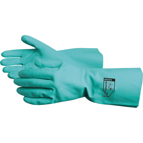Gants r&eacute;sistants aux produits chimiques Chemstop, Taille 7, 12" lo, Nitrile, Doublure en Ouat&eacute;e, 15 mils Toolneeds Inc.