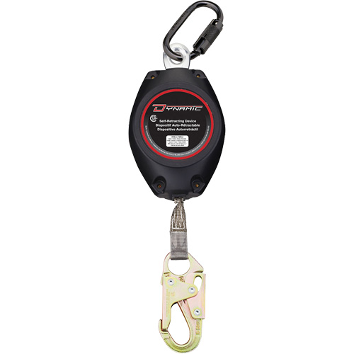 Dynamic Self-Retracting Lifeline, 20', Dyneema&reg;, Swivel Toolneeds Inc.