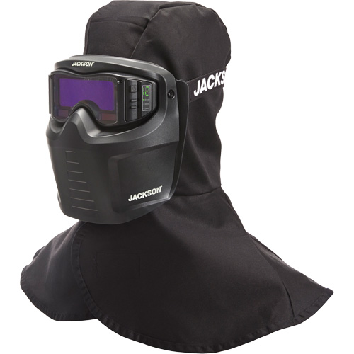 Rebel ADF Welding Mask, 3.5" L x 1.3" W View Area, 3/5-12 Shade Range, Black Toolneeds Inc.