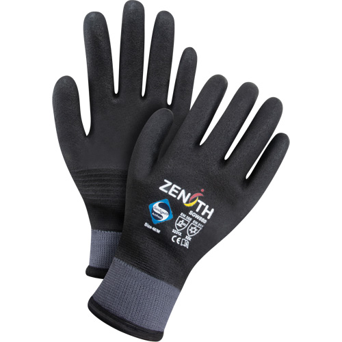 Gants enduits ZX-30° de premi&egrave;re qualit&eacute;, Grand, R&ecirc;vetement Mousse de PVC, Calibre 15, Enveloppe en Nylon Toolneeds Inc.