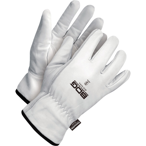 Gants de conducteur classiques r&eacute;sistant &agrave; la perforation, Grand, Paume en Cuir fleur de ch&egrave;vre, Thinsulate Toolneeds Inc.