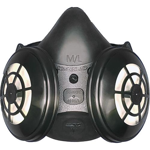 Comfort-Air&reg; 400Nx Black Half Mask without Exhalation Valve N95 Kit, Elastomer/Rubber, Small/Medium Toolneeds Inc.