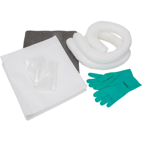 Trousse d'&eacute;quipement de lutte contre les d&eacute;versements, Huile seulement/Universel, Sac, Absorbance de 10 gal. US Toolneeds Inc.