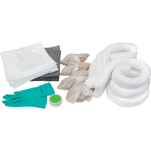 Trousse d'&eacute;quipement de lutte contre les d&eacute;versements, Huile seulement/Universel, Overpack, Absorbance de 20 gal. US Toolneeds Inc.