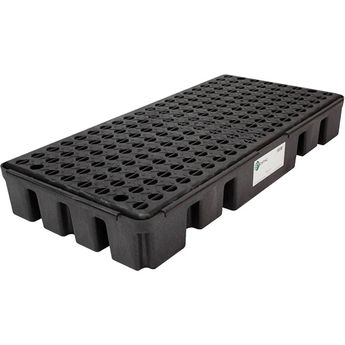 Palette de confinement des d&eacute;versements &agrave; profil bas Black Diamond, Capacit&eacute; de d&eacute;versement 25.5 gal. US, 49" x 24" x 6,5" Toolneeds Inc.
