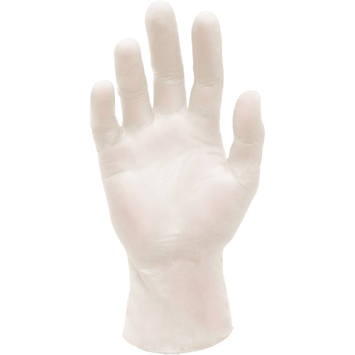 Synthetic Stretch Medical Examination Gloves, Large, Vinyl, 5-mil, Powder-Free, White, Class 2 Toolneeds Inc.