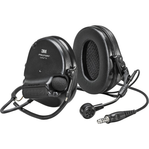 Casque VI NIB avec fils de sortie unique Peltor ComTac, Style Cordon cervical, 22 dB Toolneeds Inc.