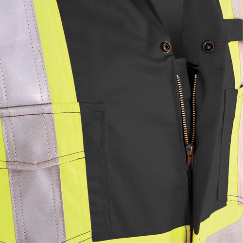 7702BK FR-Tech&reg; 88/12 FR Arc Rated Coveralls, Size 36, Black, 9.7 cal/cm² Toolneeds Inc.