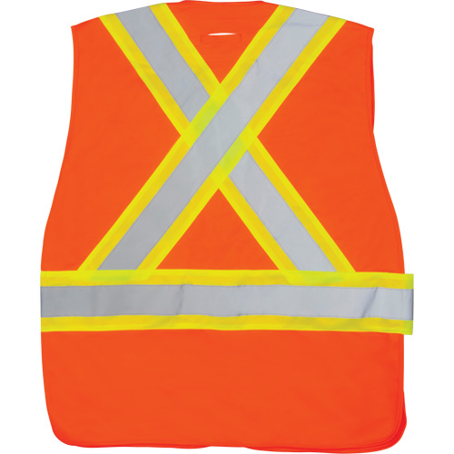 CSA-Compliant High-Visibility Surveyor Vest, High Visibility Orange, Large, Polyester Toolneeds Inc.