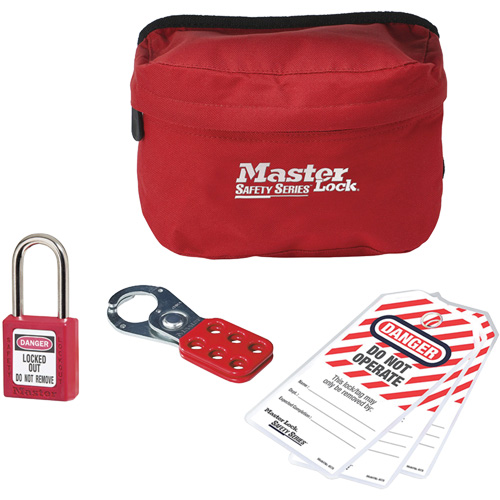 Personal Lockout Kit with Zenex Thermoplastic Padlock, 6 Components Toolneeds Inc.