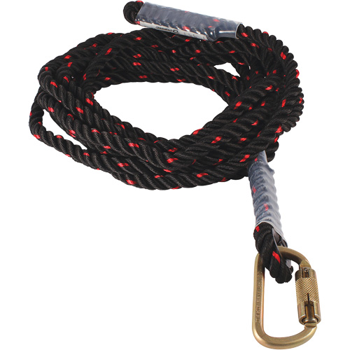 Dynamic Vertical Rope Lifeline with Carabiner Toolneeds Inc.