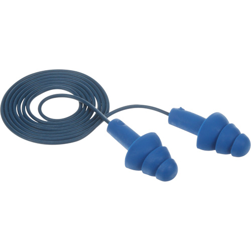 E-A-R Ultrafit Premolded Earplugs, Corded, One-Size, Bulk - Polybag, NRR 25 dB NRR dB Toolneeds Inc.