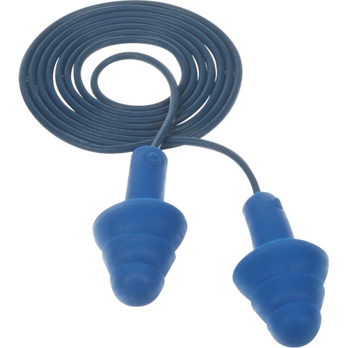 E-A-R Ultrafit Premolded Earplugs, Corded, One-Size, Bulk - Polybag, NRR 25 dB NRR dB Toolneeds Inc.