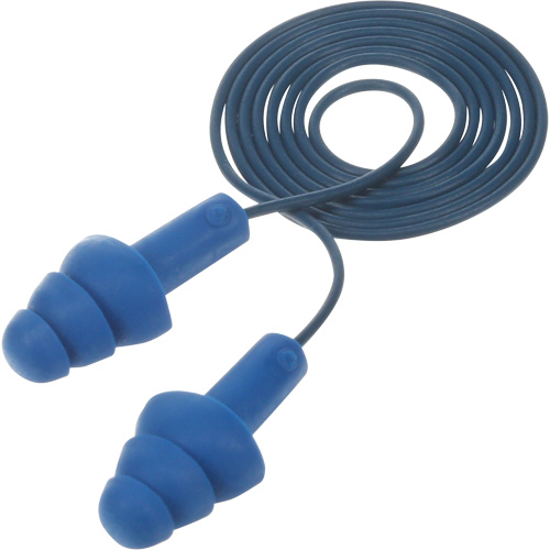 E-A-R Ultrafit Premolded Earplugs, Corded, One-Size, Bulk - Polybag, NRR 25 dB NRR dB Toolneeds Inc.