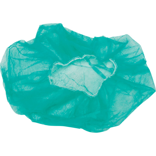 Bouffant Caps, Polypropylene, 21", Green Toolneeds Inc.