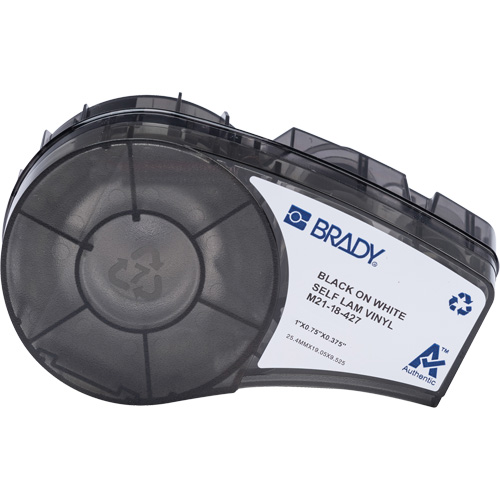 Self-Laminating Wrap Around Labels with Ribbon, Black Toolneeds Inc.