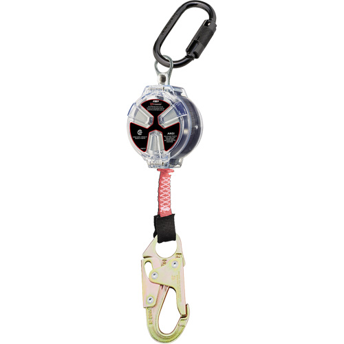 Dynamic Small Snap Hook Self-Retracting Lifeline, 6', Polyester, Swivel Toolneeds Inc.