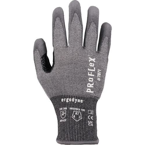Gants enduit de PU r&eacute;sistant &agrave; la coupe ProFlex 7071, Taille Petit, Calibre 18, Rev&ecirc;tement Polyur&eacute;thane, Enveloppe en PEHP/Tungst&egrave;ne, ASTM ANSI niveau A7/EN 388 niveau F Toolneeds Inc.
