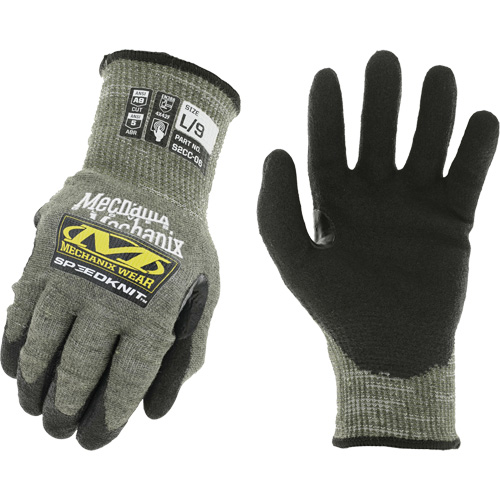 Gants de travail Speedknit, Taille 7, Calibre 13, Rev&ecirc;tement Ur&eacute;thane, Enveloppe en PEHP/Tungst&egrave;ne, ASTM ANSI niveau A9 Toolneeds Inc.