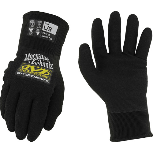 Speedknit Thermal Gloves, Size 7, 15 Gauge, Nitrile Coated, Nylon Shell, ASTM ANSI Level A2 Toolneeds Inc.