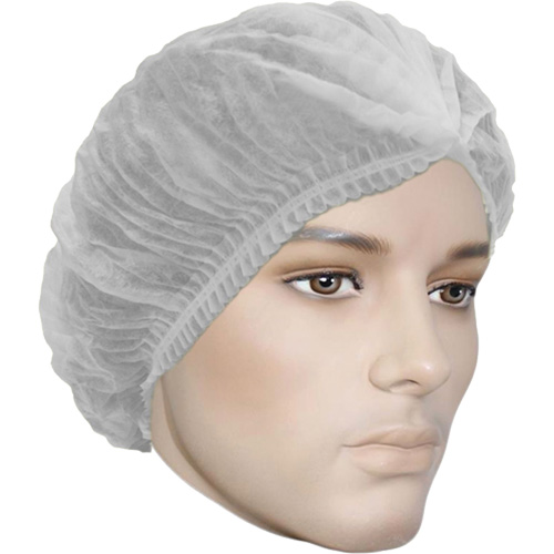 Bonnet bouffant pliss&eacute; Cova-Cap, Polypropyl&egrave;ne, 21", Blanc Toolneeds Inc.