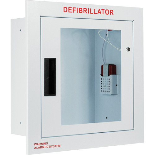 Grande armoire enti&egrave;rement encastr&eacute;e avec alarme, Zoll AED Plus/Zoll AED 3/Cardio-Science/Physio-Control Pour, Non m&eacute;dical Toolneeds Inc.