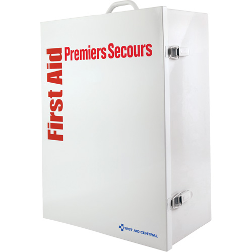 Armoire pour premiers soins SmartCompliance, R&eacute;pond &agrave; la norme CSA Z1220-17 type 3 environnements &agrave; haut risque, Moyen (26-50 travailleurs) Toolneeds Inc.