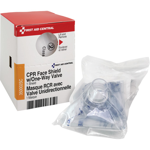 Recharge de visi&egrave;re RCR avec soupape unidirectionnelle SmartCompliance, Masque &agrave; usage unique, Classe 2 Toolneeds Inc.
