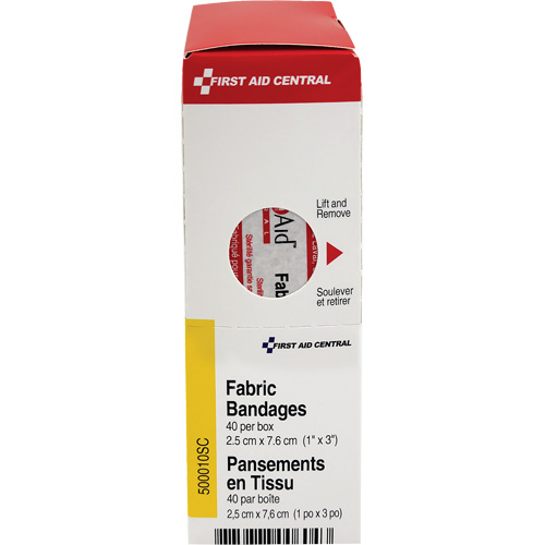 SmartCompliance&reg; Refill Adhesive Bandages, Rectangular/Square, 3", Fabric, Non-Sterile Toolneeds Inc.