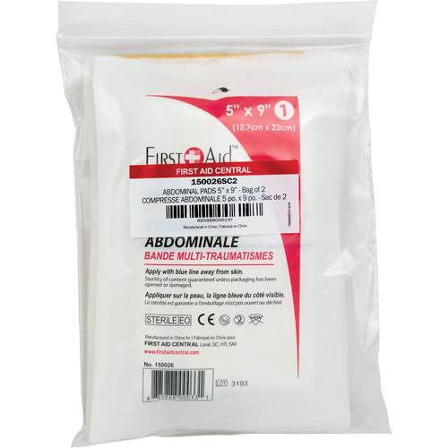 Recharge tampons pour trauma abdominal SmartCompliance Toolneeds Inc.