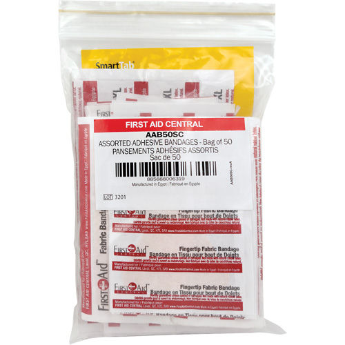 SmartCompliance&reg; Refill Adhesive Bandages, Assorted, Fabric/Plastic, Non-Sterile Toolneeds Inc.