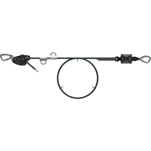 100' Rope Temporary Horizontal Lifeline, Kernmantle Toolneeds Inc.