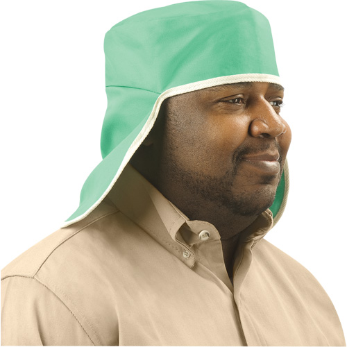 Chapeau avec couvre-nuque en coton ignifug&eacute; Weldlite, Taille unique, Vert Toolneeds Inc.