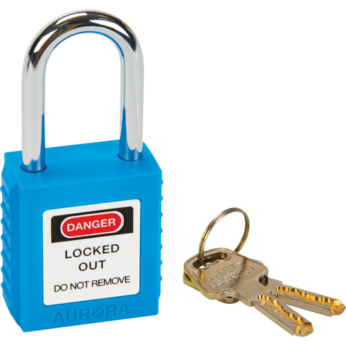 Lock for Lockouts, Keyed Different, Thermoplastic, 1-1/2" Width Toolneeds Inc.