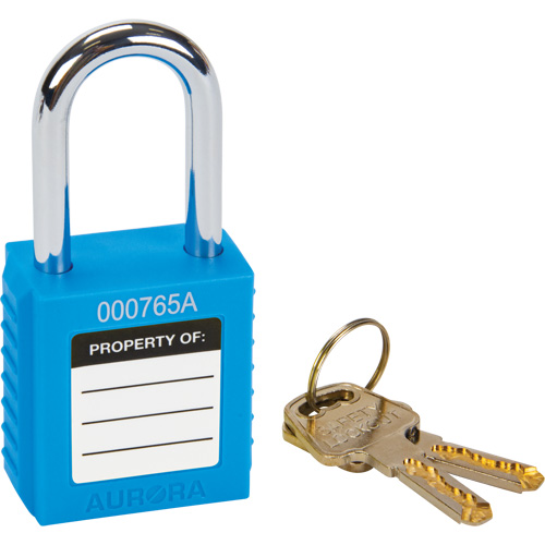 Lock for Lockouts, Keyed Different, Thermoplastic, 1-1/2" Width Toolneeds Inc.