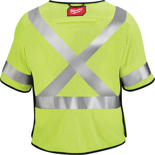 Gilet de s&eacute;curit&eacute; &agrave; maille d&eacute;tachable, Noir/Jaune lime haute visibilit&eacute;, Moyen/Petit Toolneeds Inc.