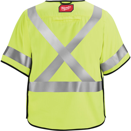 Gilet de s&eacute;curit&eacute; &agrave; maille d&eacute;tachable, Noir/Jaune lime haute visibilit&eacute;, Moyen/Petit Toolneeds Inc.