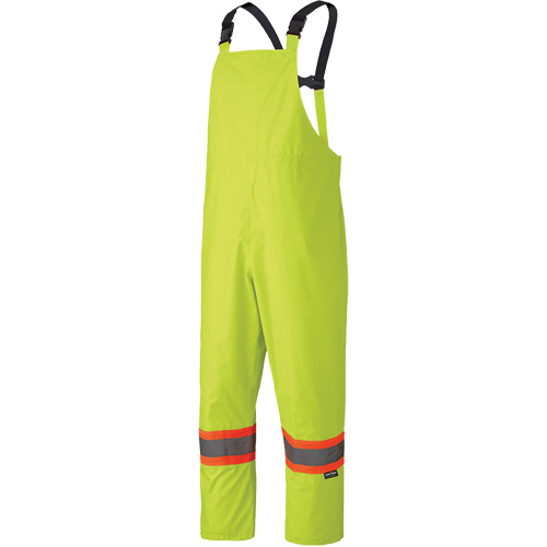 5609 210D Waterproof Rain Suit, Polyester/PVC, X-Small, High Visibility Lime-Yellow Toolneeds Inc.