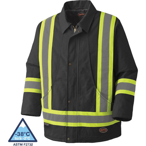 5535BKA Quilted Duck Parka, Black, X-Small Toolneeds Inc.